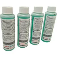 BOSCH 4x Reiniger 00312111 00311829 Pflegeset (4x125 ml für Wärmepumpentrockner mit Pflegeprogramm)