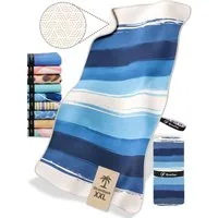 NirvanaShape Strandtuch Reise Handtuch Strandtuch XXL - Strandhandtuch, Mikrofaser Badetuch