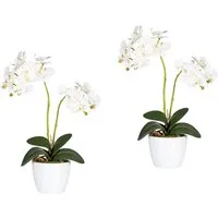 Kunstpflanze Phalaenopsis Orchidee, Creativ green, Höhe 50 cm