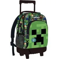Minecraft Kinderrucksack Minecraft Face Premium Rollschultasche, Tasche 44 cm (1-tlg)