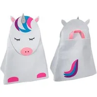 INDA-Exclusiv Uhrenbox XXL Kinder Filz Aufbewahrungsbox Spielzeugkiste Tiere H73cm