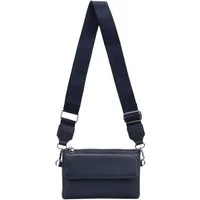 ITALYSHOP24 Geldbörse Damen Umhängetasche CrossBody Brieftasche Geldbörse Handytasche Reise (Tasche mit einem breitem Muster Stoffgurt/Umhängeband), Bodybag Cross Bag Schmucktasche Brieftasche Clutch Abendtasche