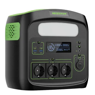 [EU Direct] NECESPOW N7576 700W 483Wh Power Station LiFePO4 Solar Generator Emergency Backup with Clear Digital Dipslay