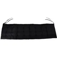 Marabellas Shop Bankauflage Polster für Gartenbank 150 x 40 x 4 cm Sitzkissen mit Punktsteppung, (1 St), inkl. Kordelbänder