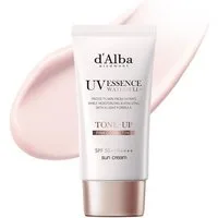 d'Alba Sonnenschutzcreme Waterfull Tone-Up Sun Cream SPF 50+ PA++++ 50ml – UV Essence, Sonnenschutz mit Glow Effekt, Tone-Up Sonnencreme mit Niacinamide, Panthenol & Weißer Trüffel, leichte Korean Skincare Sun Cream für strahlenden Teint