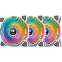 Riing Quad 12 RGB Radiator Fan TT Premium Edition 3 Pack, Gehäuselüfter weiß, 3er Set, 1x Controller, 120 mm