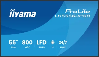 Iiyama ProLite LH5566UHSB-B1AG | lh5566uhsb-b1ag | 139 cm (54.6")