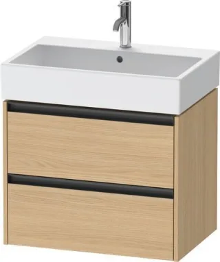 Duravit Ketho.2 Waschtischunterbau wandhängend Natur Eiche Matt 684x460x549 mm - K25276030300000 K25276030300000
