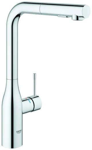 GROHE Küchenarmatur Essence 30504 herausziehbare Spülbrause chrom, 30504000 30504000
