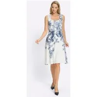 heine Etuikleid Druck-Kleid Ärmellos