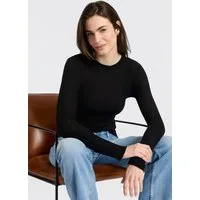 BOSS ORANGE Rundhalspullover Fennoni Premium Damenmode Schurwoll-Mix, slim fit