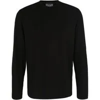 AHORN SPORTSWEAR Langarmshirt mit modernem Rundhalsausschnitt