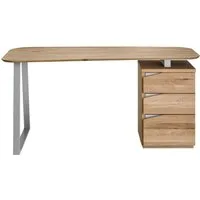 VOGL Möbelfabrik Schreibtisch Erik, mit Schweizer Kante, teilmassiv, Breite 150 cm, Made in Germany