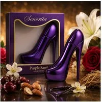 Fine Perfumery London Eau de Parfum Senorita Purple Samba Damenduft Süß, Blumig e100 ml, Hergestellt in UK, Ideal als Geschenk, Schöne Verpackung