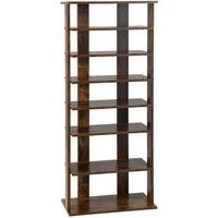 COSTWAY Schuhregal, 8 Ebene, mit verstellbaren Regalhöhen, 110cm