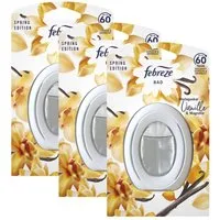 Febreze Raumduft 3 x Febreze Bad Madagaskar Vanille & Magnolie je 8 ml Lufterfrischer