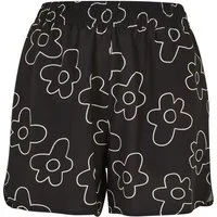 URBAN CLASSICS Stoffhose Urban Classics Damen Ladies AOP Viscose Resort Shorts (1-tlg)