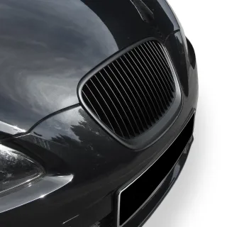 Kühlergrill Sportgrill Gitter Grill ohne Emblem Schwarz für Seat Altea 5P 09-