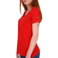 Fruit of the Loom Rundhalsshirt Damen T-Shirt mit Vintage-Logo