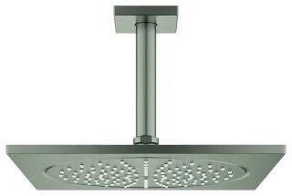 GROHE Kopfbrauseset Rainshower Aqua 10" 26861 DA 1 Strahl 9,5l/min satin steel, 26861MS0 26861MS0