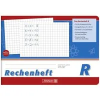 BRUNNEN Schulheft BRUNNEN Schulheft A5 quer, kariert, Lineatur R, 16 Blatt