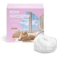 nobleza Freigehege Schutznetz Katzenschutznetz für Balkon & Fenster 8 x 3 m