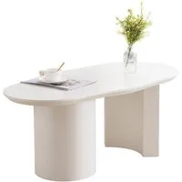 Merax Couchtisch Wolke, Beistelltisch Scandi, Wohnzimmertisch, Kaffetisch, Breite:100cm