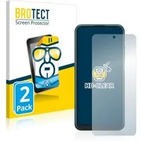 BROTECT Displayschutzfolie Schutzfolie für Nokia X20, 2 Stück, Displayschutz Schutz Folie Klar Transparent