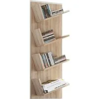 VCM Wandregal Holz Wandregal Hängeregal Regal Deko Board Lansi, 1-tlg., 90x33x16cm CD DVD Aufbewahrung, hängend