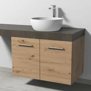 Sanipa Waschtischunterbau mit Türen 2morrow (G2363) 510x800x520 Eiche-Natural-Touch, G236385 G236385