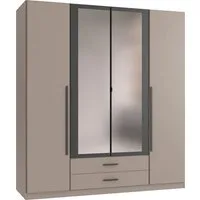 Wimex Kleiderschrank Marburg erhältlich in den Breiten 135cm & 180cm inkl. Spiegel und zwei Schubladen
