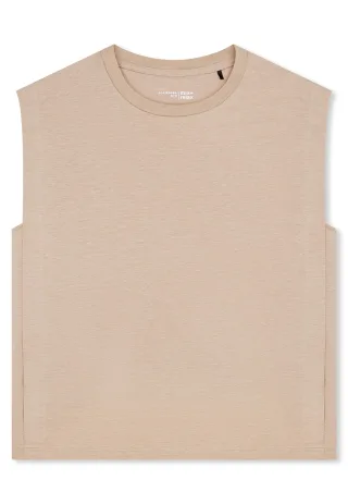 SCHIESSER - T-Shirt Rundhals mocha - Gr. - 38