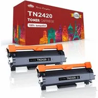 Toner Kingdom Tonerpatrone TN2420, (2-St), MFC-L2750DW L2710DN L2710DW L2730DW
