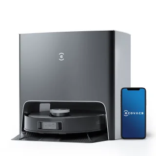 Ecovacs Robotics Deebot X1 TURBO [Saug- & Wischroboter 140 Minuten 4 Liter Wassertank 5000Pa] silber