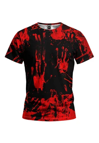 Schwarzes Bloody T-Shirt