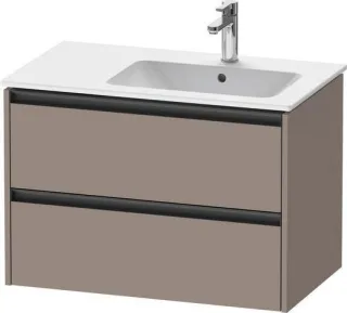 Duravit Ketho.2 Waschtischunterbau wandhängend Basalt Matt 810x480x549 mm - K25268043430000 K25268043430000