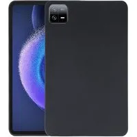 Wigento Tablet-Hülle TPU für Xiaomi Pad 8 / 8 Pro / Pad 7 / 7 Pro Silikon Cover Schwarz, Ultraschlanke TPU - Tablet - Hülle