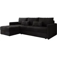 Luxusbetten24 Schlafsofa Designer Sofa Roma in Cord, mit Stauraum und Schlaffunktion