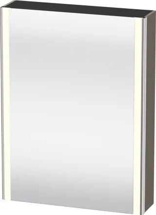 Duravit XSquare Spiegelschrank Flanell Grau 600x155x800 mm - XS7111R90900000 XS7111R90900000