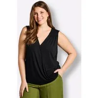 Sheego Strandkleid Shirttop Ärmellos