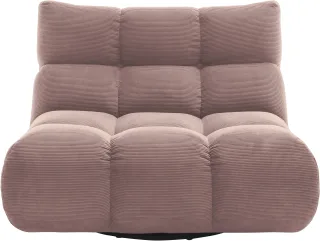 Home affaire 1,5-Sitzer "Cozy Bubble, 360 drehbarer Sessel, Breite 107cm" mit eleganter Steppung, Rundumbezug & weicher Polsterung
