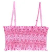 Next Bandeau-Bikini-Top Gesmoktes Bandeau-Bikinioberteil (1-St)