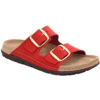 Rohde Rodigo-D Pantolette Sommerschuh, Schlappen, Hausschuh mit Schnallenverschluss
