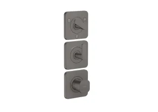 Hansgrohe Thermostat Modul 380/120 Unterputz FS Axor Citterio C 3 Verbr. brushed black chrome , 497 49710340