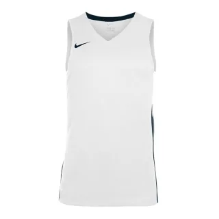 Nike - Ärmelloses Oberteil für Herren, Ärmellos (Weiß/Schwarz)