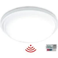 FIVMEN LED Deckenleuchte Deckenlampe 15W/24W Wandleuchte mit Bewegungsmelder, LED fest integriert, Kaltweiß/Warmweiß, Rund/Eckig