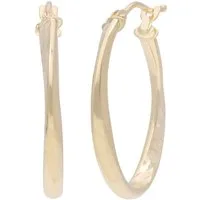 Firetti Paar Creolen Schmuck Geschenk Gold 585 Ohrschmuck Ohrringe gedreht