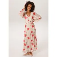 Aniston CASUAL Maxikleid mit farbharmonischen Blumen bedruckt