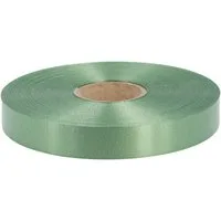 Star Geschenkband, Geschenkband Ringelband 19mm x 100m Rolle Dunkel Lindgrün