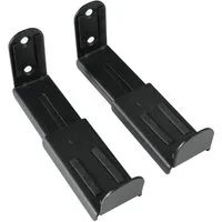 Drall Instruments Lautsprecher-Wandhalterung BH6B, (2-tlg., 9,2-15,4 cm ausziehbar, bis 5 kg, für Montage unter/über TV)